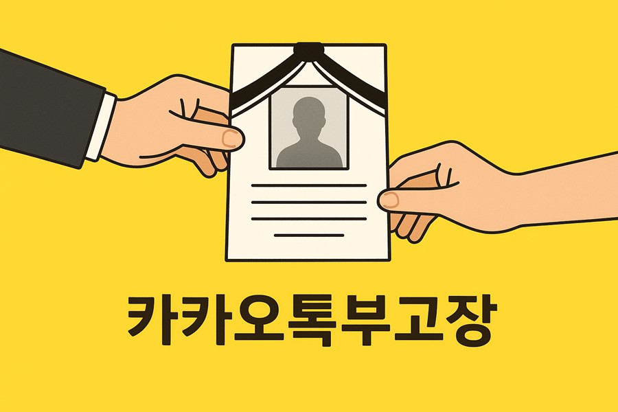 부고장 배포 및 전달