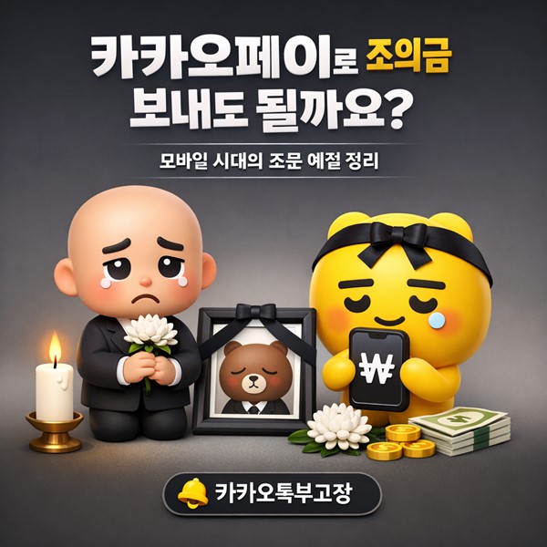카카오페이로 조의금 보내도 될까요 모바일 시대의 조문 예절 정리